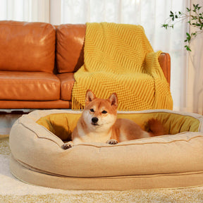 Oval Dog Bed All-Season Comfort for Pets