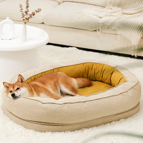 Oval Dog Bed All-Season Comfort for Pets