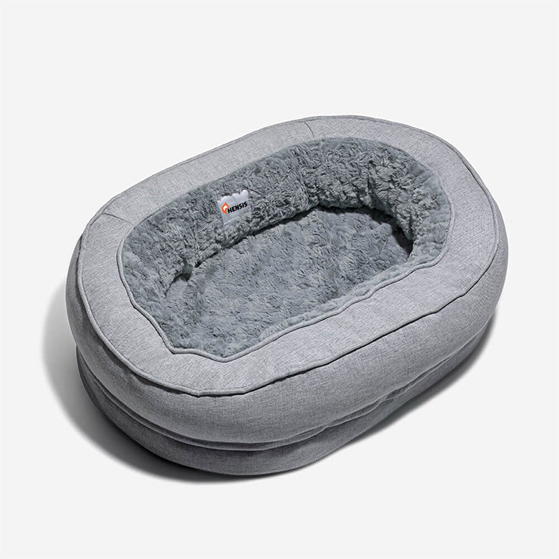 Oval Dog Bed All-Season Comfort for Pets