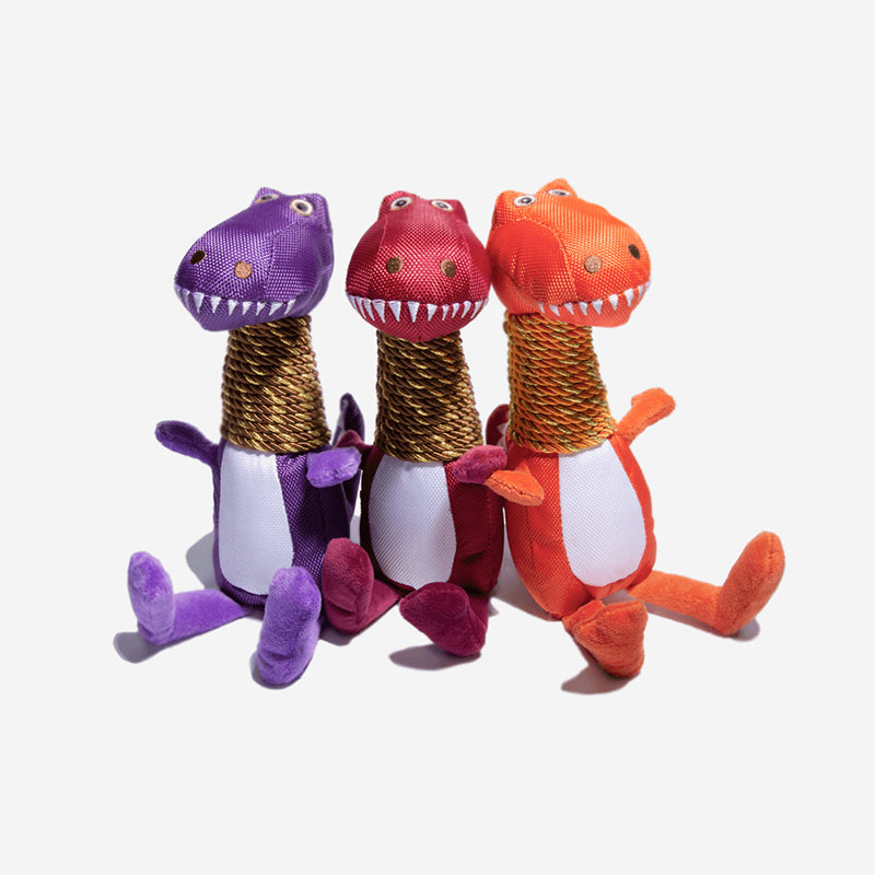 Dinosaur Soft Squeaky Play Toy for Dogs