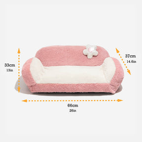 Stylish Plush Warm Cat Sofa Bed Leisure Design