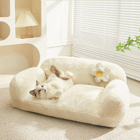 Stylish Plush Warm Cat Sofa Bed Leisure Design