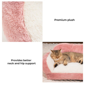 Stylish Plush Warm Cat Sofa Bed Leisure Design