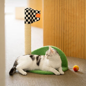 Golf Fun Cat Scratching Post for Playtime