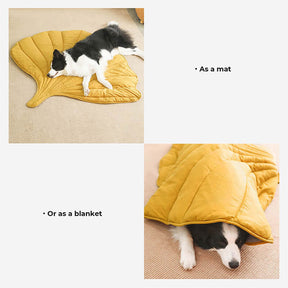 Leaf-Shaped Pet Blanket Comfortable For All Pets Home Decor