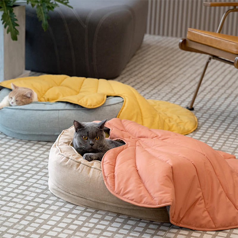 Leaf-Shaped Pet Blanket Comfortable For All Pets Home Decor