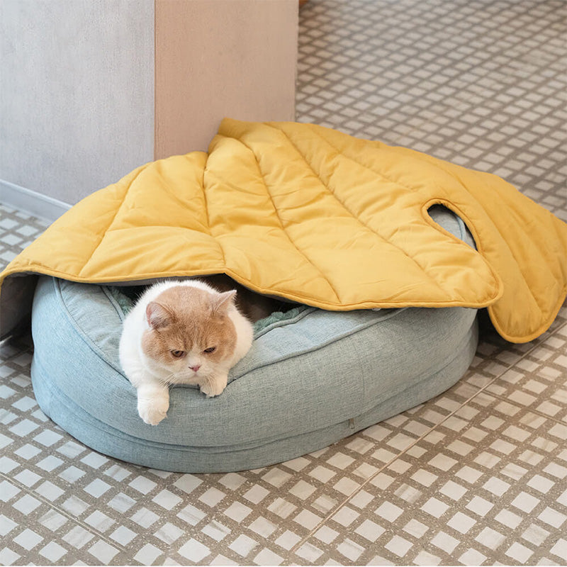 Leaf-Shaped Pet Blanket Comfortable For All Pets Home Decor