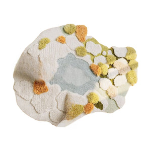 Luxury Hand-Tufted Wool Pet Blanket Moss Rug Style