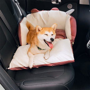 Bear Ears Pet Car Seat Safe Cozy Travel Bed for Dogs