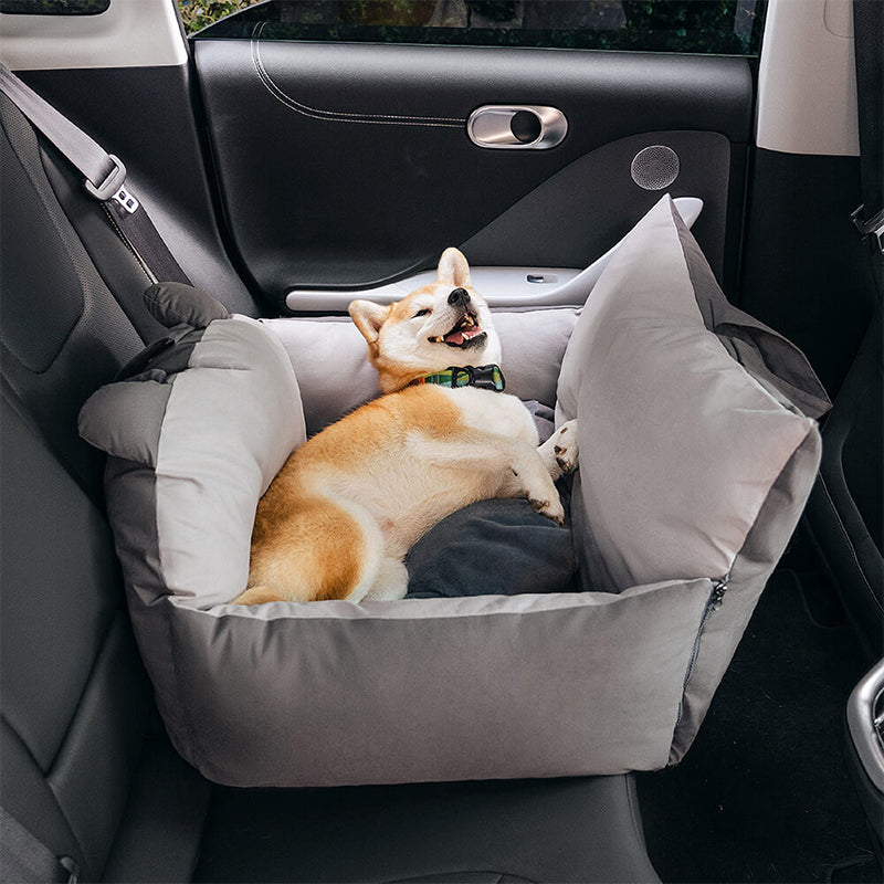 Bear Ears Pet Car Seat Safe Cozy Travel Bed for Dogs