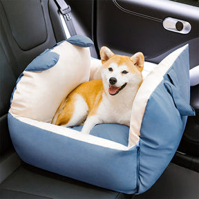 Bear Ears Pet Car Seat Safe Cozy Travel Bed for Dogs