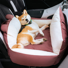 Bear Ears Pet Car Seat Safe Cozy Travel Bed for Dogs