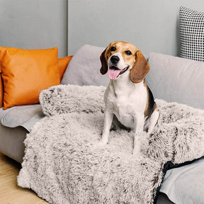 Luxury Plush Backrest Pet Sofa Bed