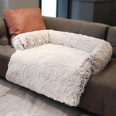 Luxury Plush Backrest Pet Sofa Bed