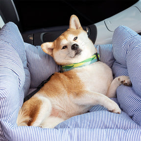 Portable Bolster Dog Car Bed Leisure Outing Comfort