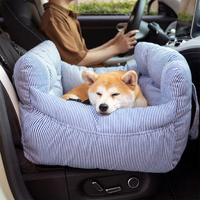 Portable Bolster Dog Car Bed Leisure Outing Comfort