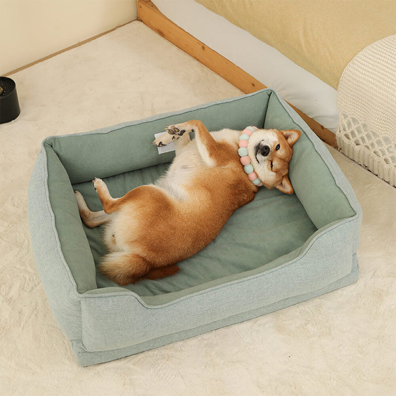 Square Bread Pet Bed Cozy Comfort for Small Breeds