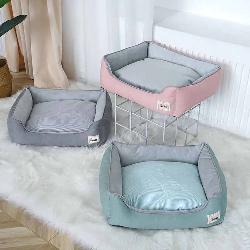 Square Bread Pet Bed Cozy Comfort for Small Breeds