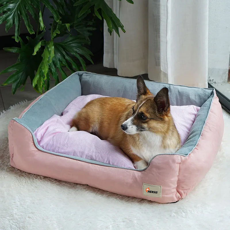 Square Bread Pet Bed Cozy Comfort for Small Breeds