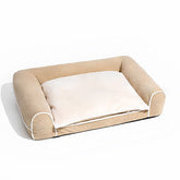 Deluxe Flannel Double-Layer Orthopedic Dog Sofa Bed