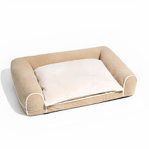 Deluxe Flannel Double-Layer Orthopedic Dog Sofa Bed