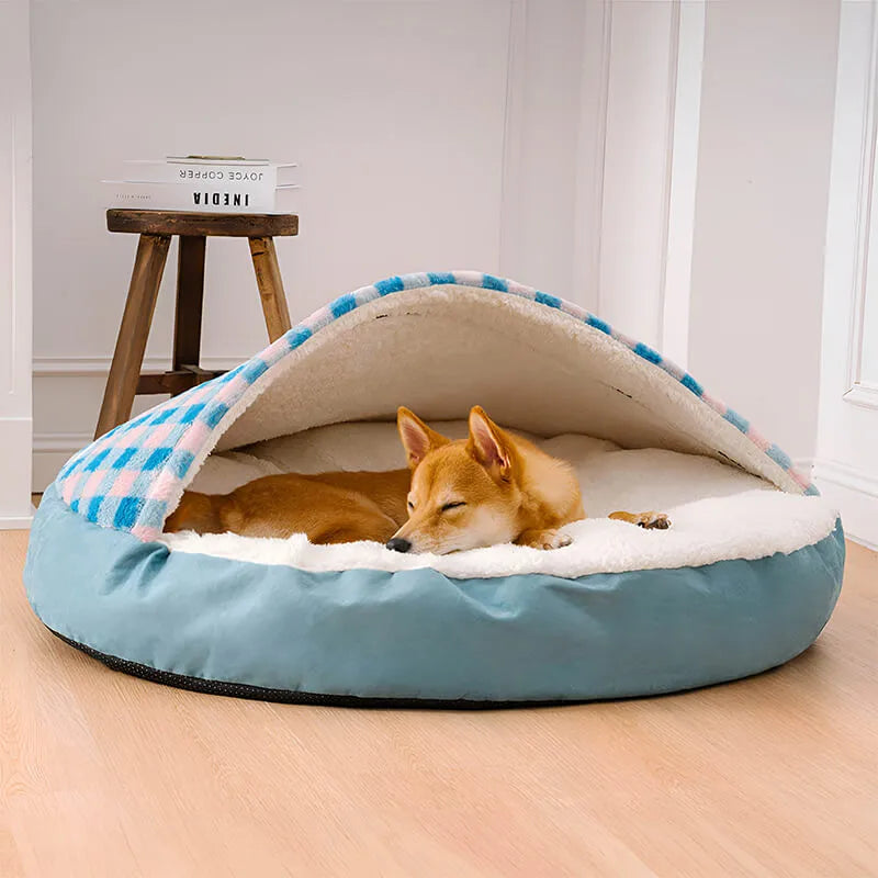 Dreamy Canopy Dog Nest Bed Cozy Hideaway for Pets