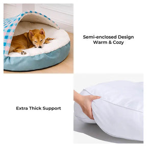 Dreamy Canopy Dog Nest Bed Cozy Hideaway for Pets