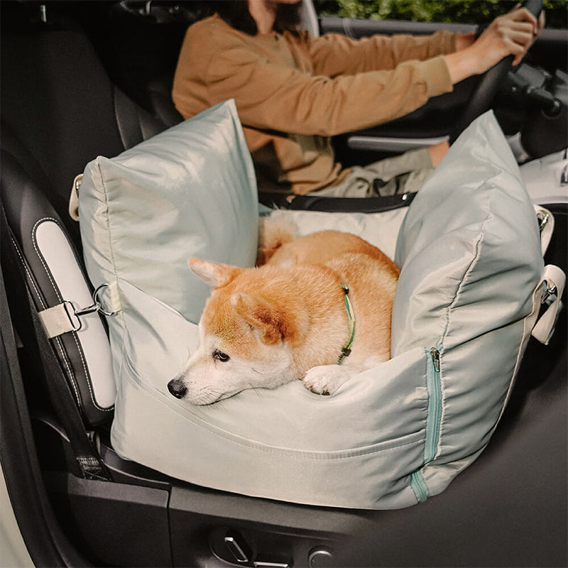 Premium Dog Car Seat Bed Water-Resistant Luxury