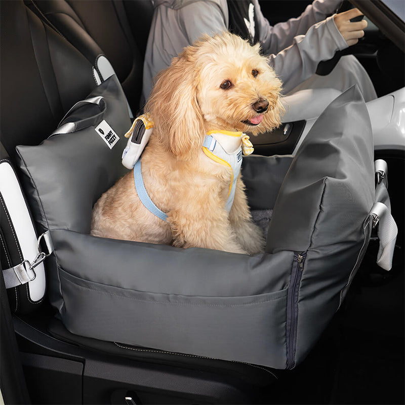 Premium Dog Car Seat Bed Water-Resistant Luxury