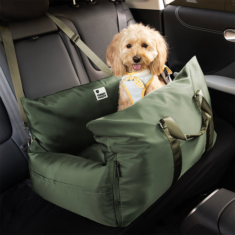 Premium Dog Car Seat Bed Water-Resistant Luxury