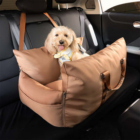 Premium Dog Car Seat Bed Water-Resistant Luxury