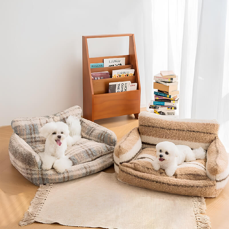 Plush Haven Dog & Cat Sofa Bed Lazy Holiday Comfort