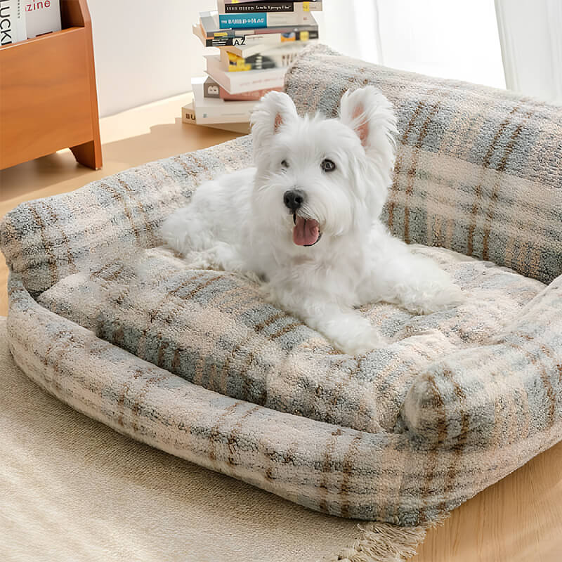 Plush Haven Dog & Cat Sofa Bed Lazy Holiday Comfort