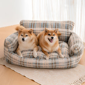 Plush Haven Dog & Cat Sofa Bed Lazy Holiday Comfort