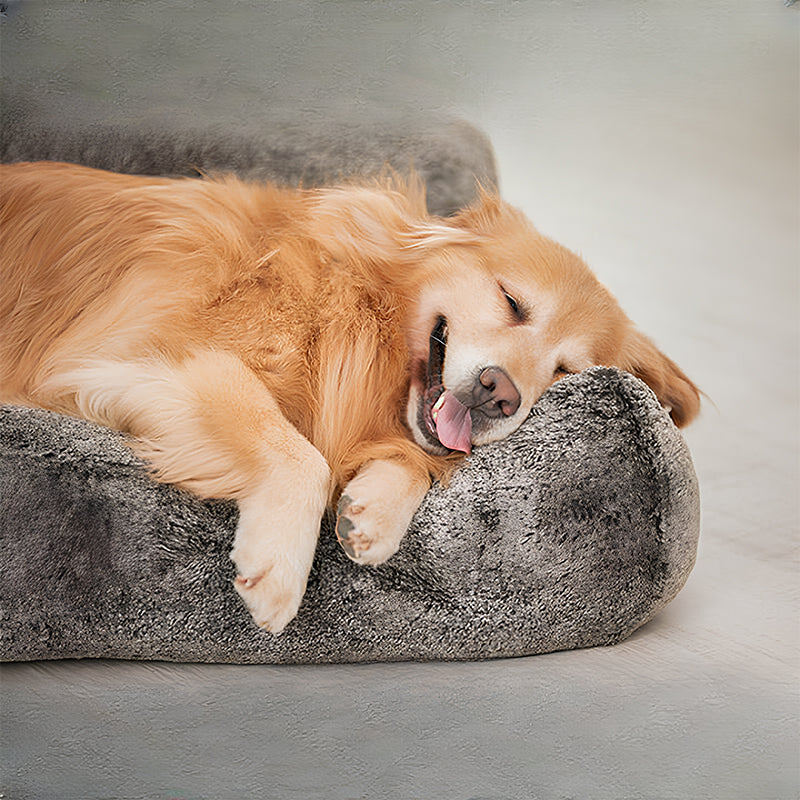 Plush Large Dog Sofa Bed Luxe Rest