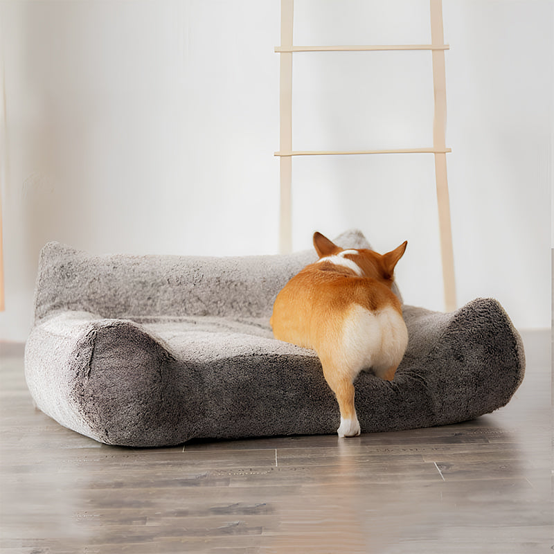 Plush Large Dog Sofa Bed Luxe Rest