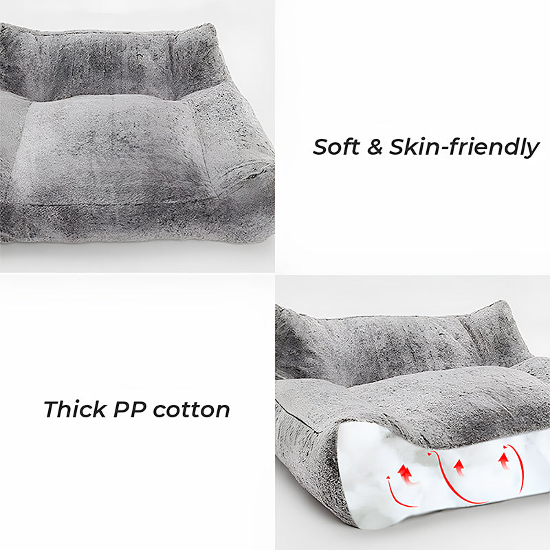 Plush Large Dog Sofa Bed Luxe Rest