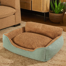 Sumptuous Plush Dog Sofa Bed With Backrest